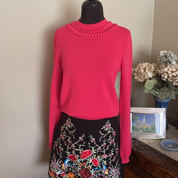 Emporio Armani Pink Knit Top Size IT40 US Small - Picture 2 of 16